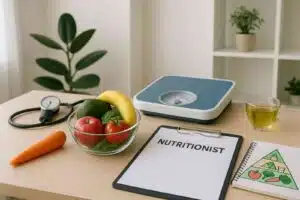 Sto nutricinista u Varaždinu sa zdravom hranom, nutricionističkim planom, vagom i priborom za konsultacije
